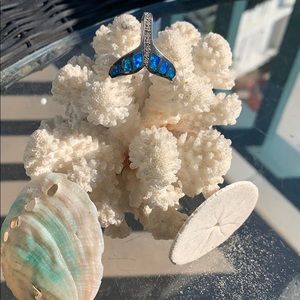 Sterling Silver Whale/Mermaid Tail pendant